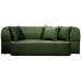 Бескаркасный диван Edka Meteor 200x140x32 M35 Verde Inchis