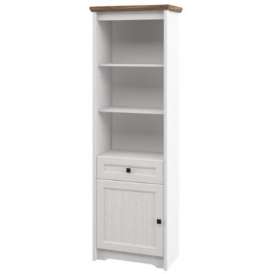 Etajeră Неман Тиволи МН-035-07 Белый Структурный/Дуб Стирлинг