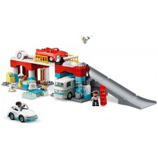 Set de construcție Lego Duplo: Parking Garage and Car Wash (10948)