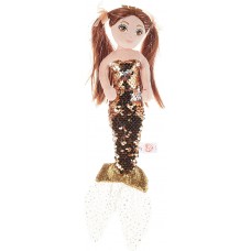 Мягкая игрушка Ty Ginger Brown Mermaid 25cm (TY02104)