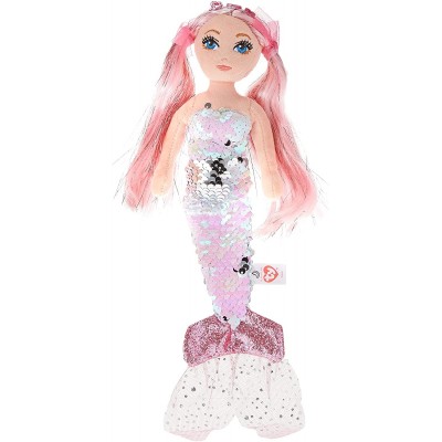 Мягкая игрушка Ty Cora Foil Pink Mermaid 27cm (TY02500)