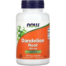 Витамины NOW Dadelion Root 500mg 100cap