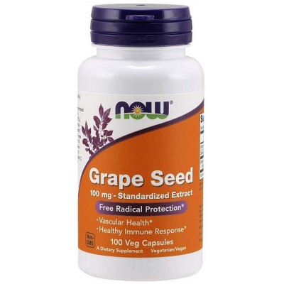 Витамины NOW Grape Seed 100mg 100cap