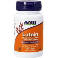 Vitamine NOW Lutein 10mg 60cap