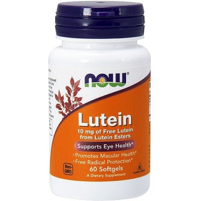 Vitamine NOW Lutein 10mg 60cap