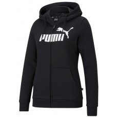 Женская толстовка Puma ESS Logo Full-Zip Hoodie Fl Puma Black S