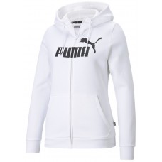 Hanorac de dama Puma ESS Logo Full-Zip Hoodie Fl Puma White XS