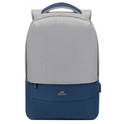 Городской рюкзак Rivacase 7562 Gray/Dark Blue