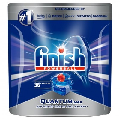 Detergent pentru mașine de spălat vase Finish Quantum Regular 36tab