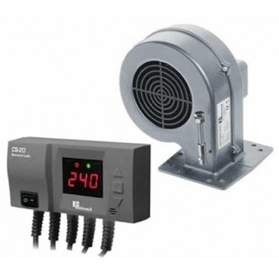 Ventilator pentru un cazan pe combustibil solid Perfetto CS-20-DP-02