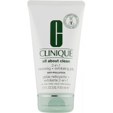 Gel demachiant Clinique All About Clean 2in1 Cleasing + Exfoliating Jelly 150ml