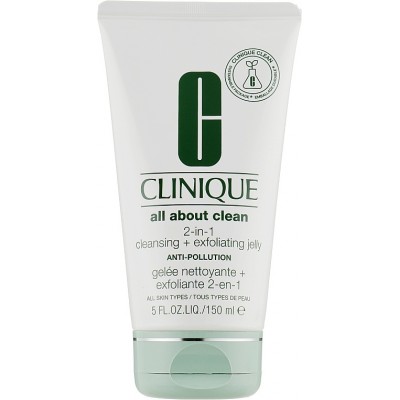 Гель для снятия макияжа Clinique All About Clean 2in1 Cleasing + Exfoliating Jelly 150ml