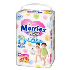 Подгузники Merries Diapers-Panties Universal XL 38pcs