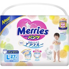 Подгузники Merries Pants L 27pcs