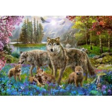 Пазл Trefl 1000 Wolf Family (10558)