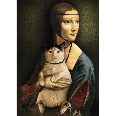 Пазл Trefl 1000 Lady with Cat (10663)