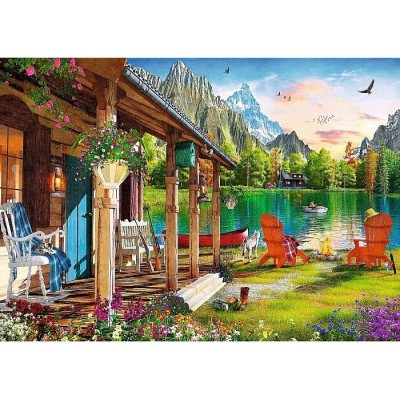 Puzzle Trefl 500 Cabin in the Mountains (37408)