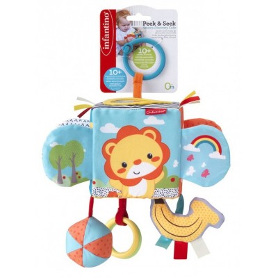 Jucărie pentru pătuturi si carucioare Infantino Cub Peek&Seek (306588I)