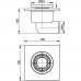 Rigolă de duș AlcaPlast APV3 150x150 /50мм Gray (5886)