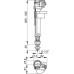 Сливная арматура AlcaPlast А17 1/2" (3807)