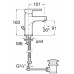 Смеситель для умывальника Roca Arola (A5A306AC0K)