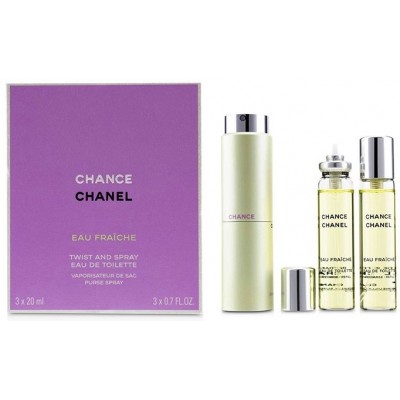 Parfum pentru ea Chanel Chance Eau Fraiche EDT 3x20ml (3145891361001)