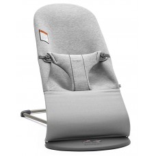 Детское кресло-качалка Детский шезлонг BabyBjorn Bliss Light Grey 3D Jersey