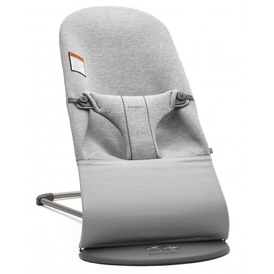 Șezlong pentru bebeluși BabyBjorn Bliss Light Grey 3D Jersey