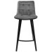 Барный стул Deco Laus Catifea Grey/Black Legs