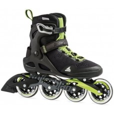 Роликовые коньки RollerBlade Macroblade 90 Black/Acid Green 43