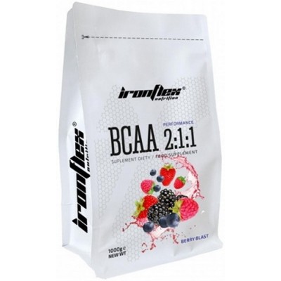 Aminoacizi IronFlex BCAA 2-1-1 Berry Blast 1000g