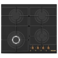 Plită incorporabilă cu gaz Wolser WL- 6400 Black Rustic V