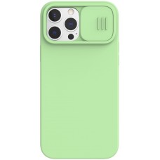 Чехол Nillkin iPhone 13 Pro Max CamShield Silky Silicone Case Mint Green