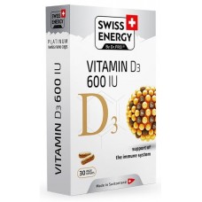 Vitamine Swiss Energy Vitamin D3 600 N30