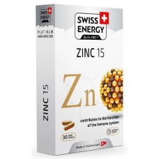 Vitamine Swiss Energy Zinc 15mg N30