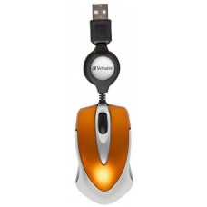 Mouse Verbatim Go Mini Optical Travel Volcanic Orange (49023)