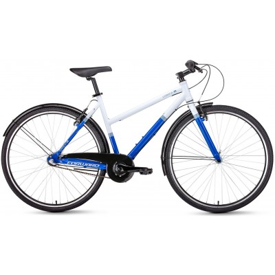 Bicicletă Forward Corsica 28 (2019) White/Blue