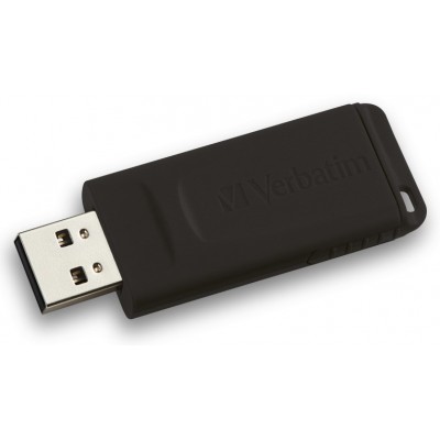 Флеш-накопитель Verbatim Store 'n' Go Slider 16Gb Black (98696)