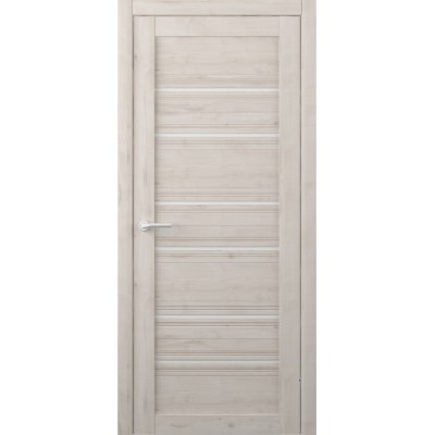 Межкомнатная дверь Albero Texas Glass Matt Soft Touch Cream (200x80)