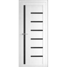 Межкомнатная дверь Albero Madrid Vinil Glass Black White (200x70)