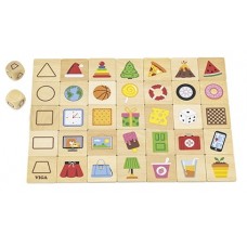 Joc educativ Viga Learning Shapes Puzzle Set (44506)