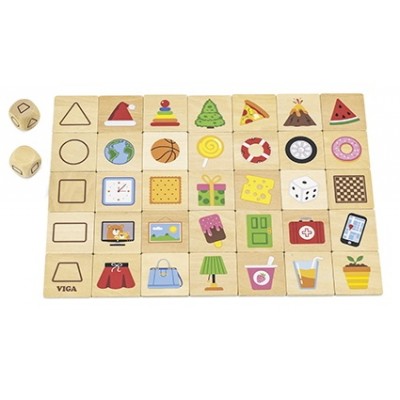 Развивающий набор Viga Learning Shapes Puzzle Set (44506)