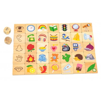 Развивающий набор Viga Learning Senses Puzzle Set (44507)