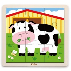 Пазл Viga 9 Puzzle Cow (51438)