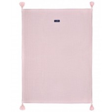 Одеяло для малышей Womar Zaffiro Wafel+Tassel 75x100cm Pink