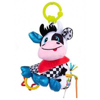 Игрушка для колясок и кроваток BaliBazoo Cow Clara Bandana (80215)