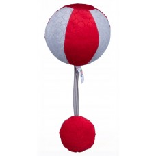 Jucărie cu sunătoare BaliBazoo Visual Ball Red\Grey (80304)