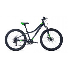 Велосипед Forward Twister 24 2.2 disc (2021) Black/Green