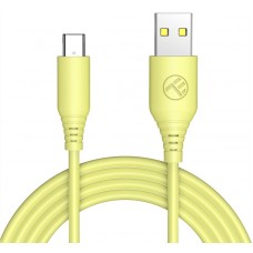 USB Кабель Tellur Silicone USB to Type-C Yellow (TLL155400)