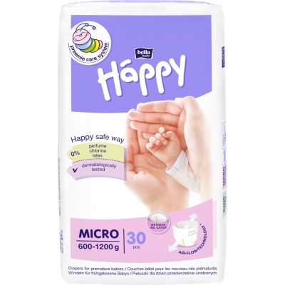 Scutece Bella Baby Happy Micro 30pcs